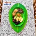 (৬ পিস) কলাপাতা প্লেট ও ম্যাট কম্বো সেট - Image 3