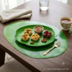 (৬ পিস) কলাপাতা প্লেট ও ম্যাট কম্বো সেট - Image 4