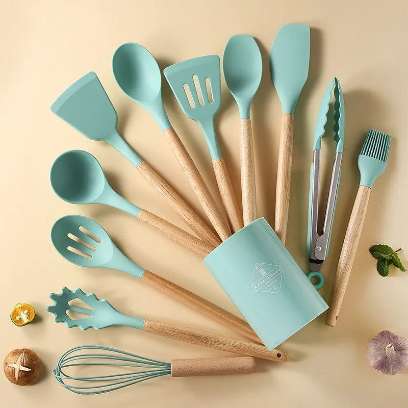 Silicone Kitchen Utensils (12in1) Set