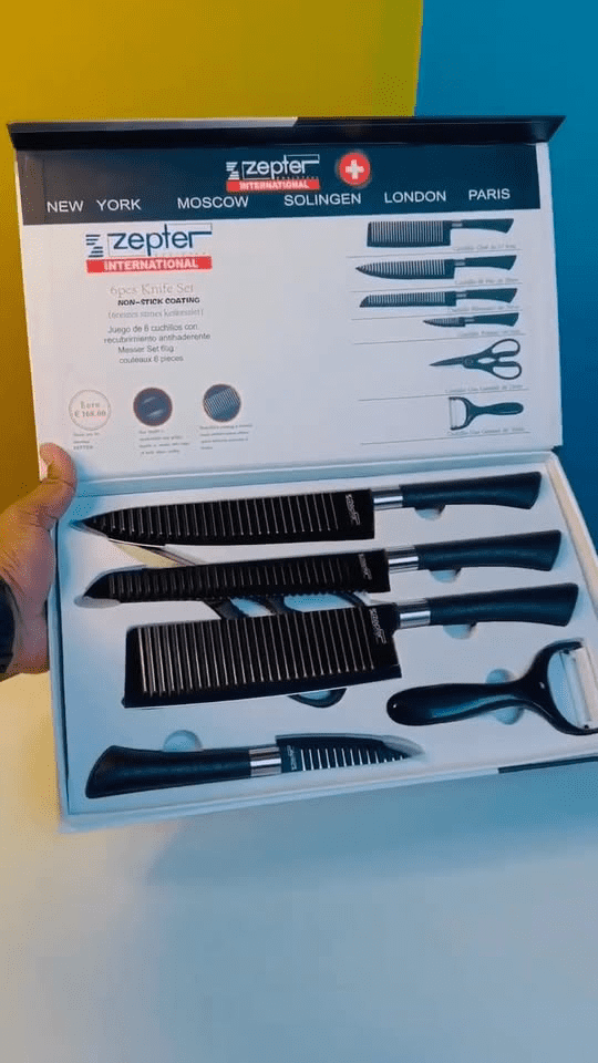 Zepter Kitchen Knife 6 Pcs Set - Image 3