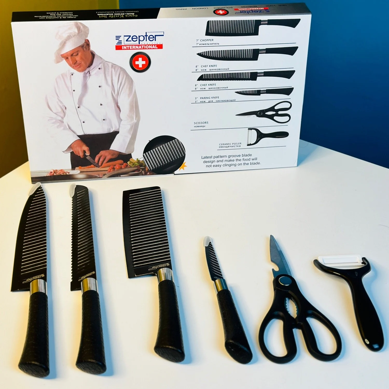 Zepter Kitchen Knife 6 Pcs Set