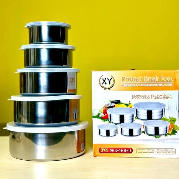 Stainless Steel 5 Pcs Bati Set - Image 3